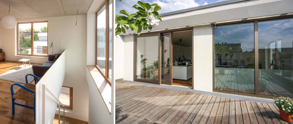 Holz-Aluminium Fenster Montage