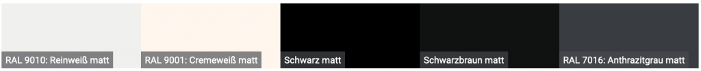 Unifarben matt