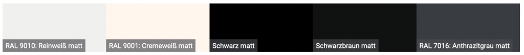 Unifarben matt