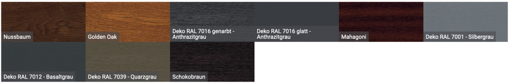Standard Dekorfolien